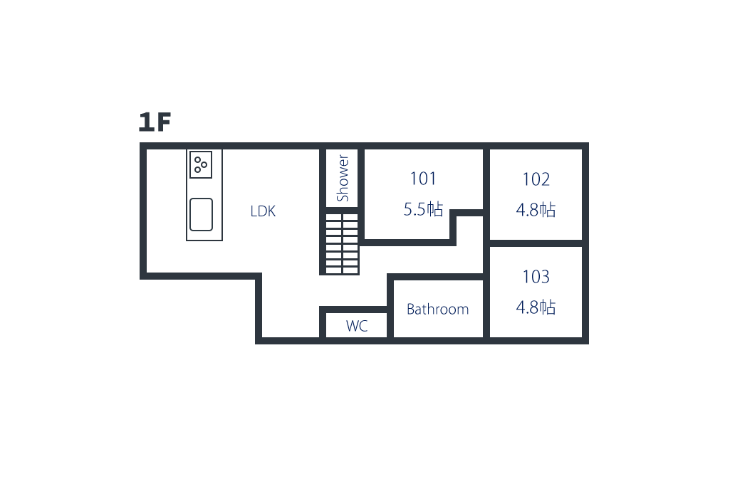 Floor plan 1F