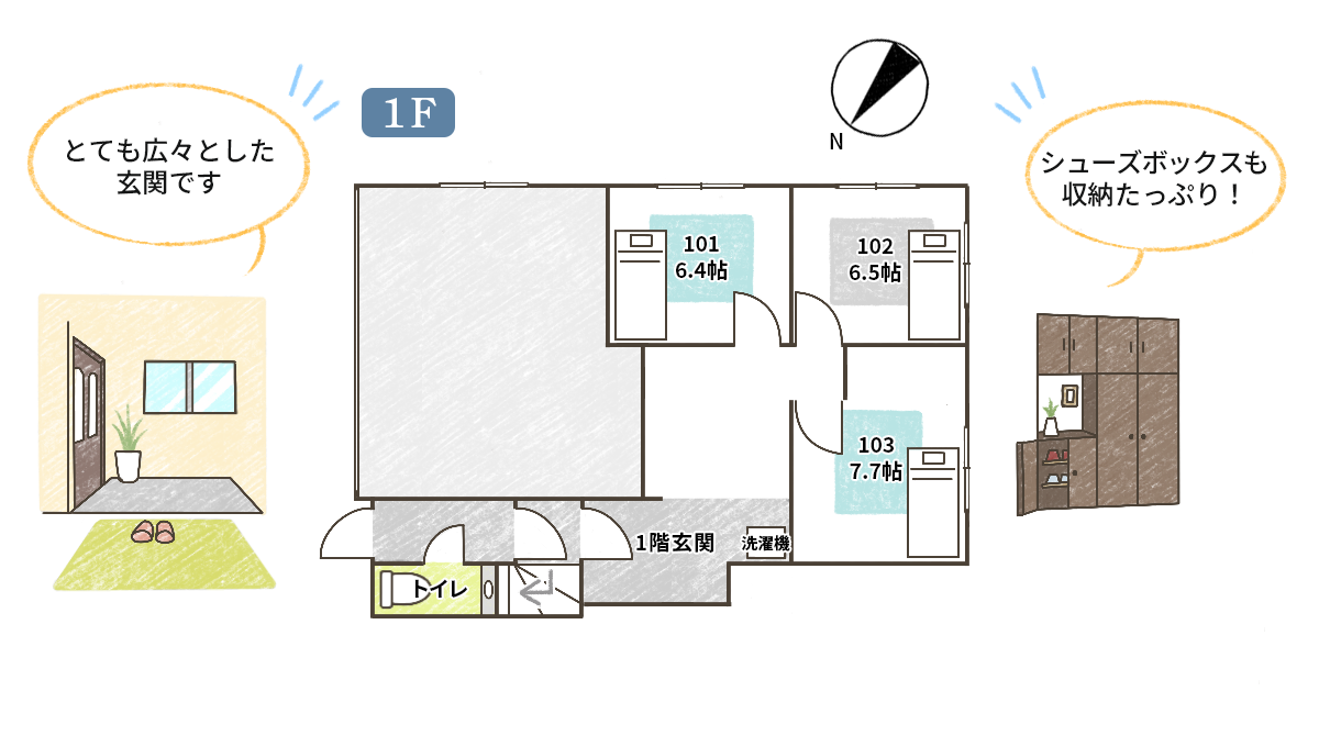 間取り図1階