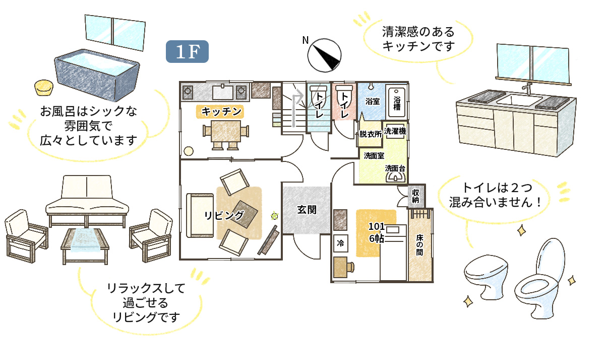 間取り図2階