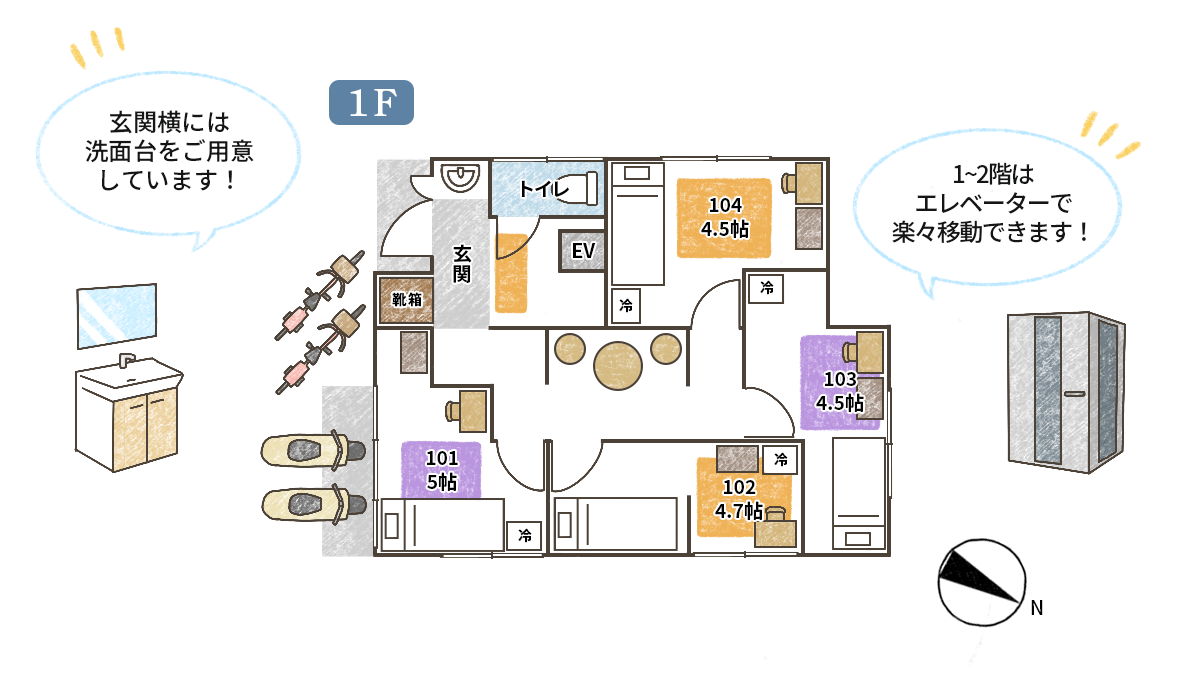 間取り図2階