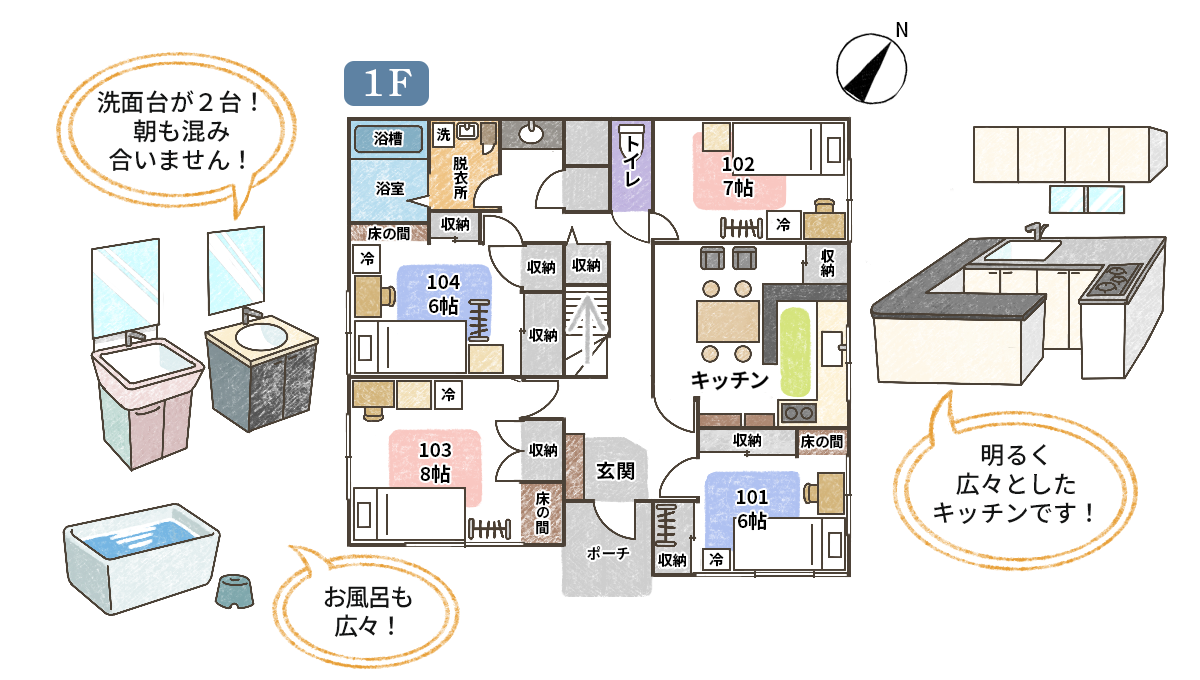 間取り図1階